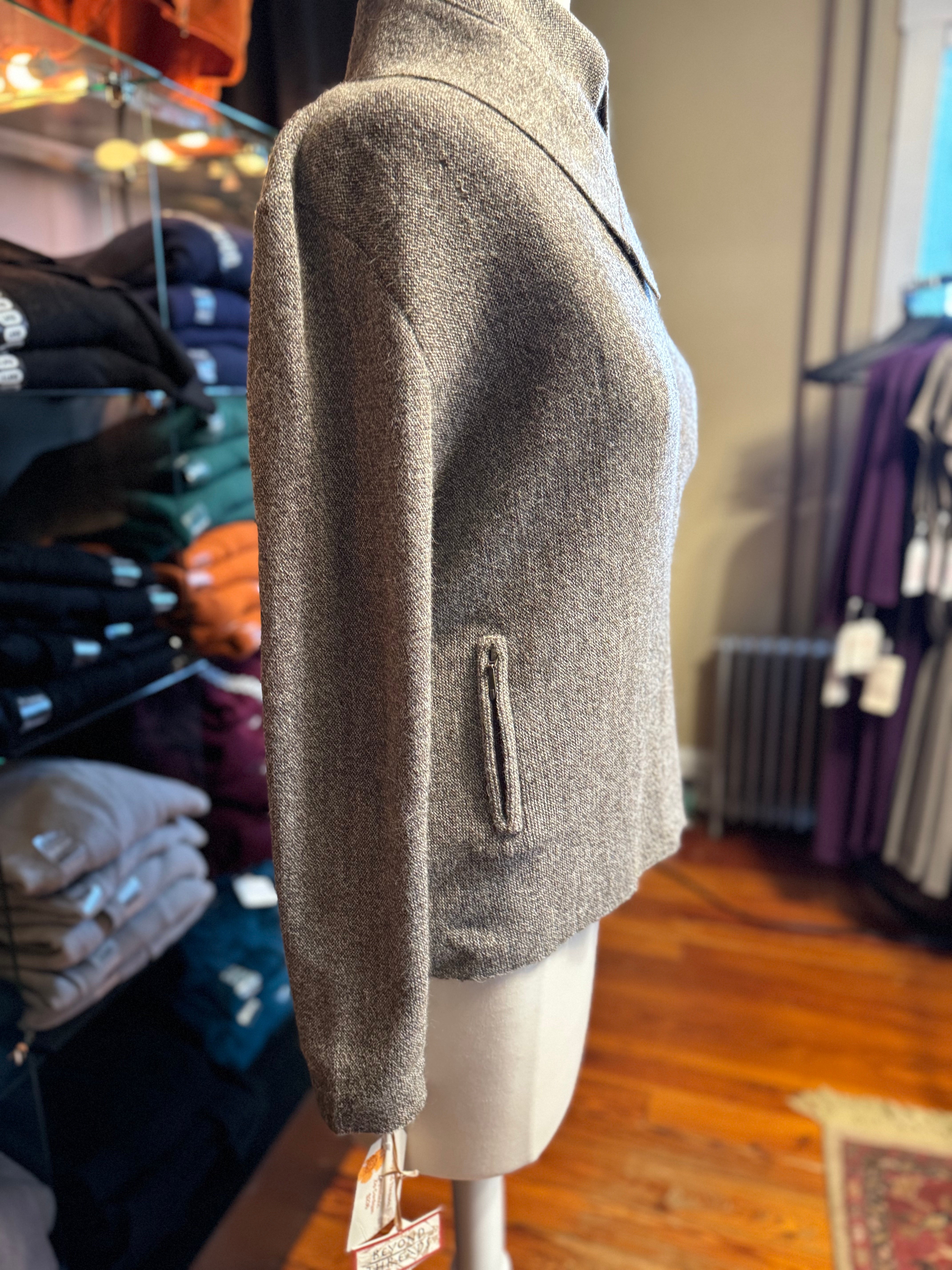 Asymmetric Zip Cardigan