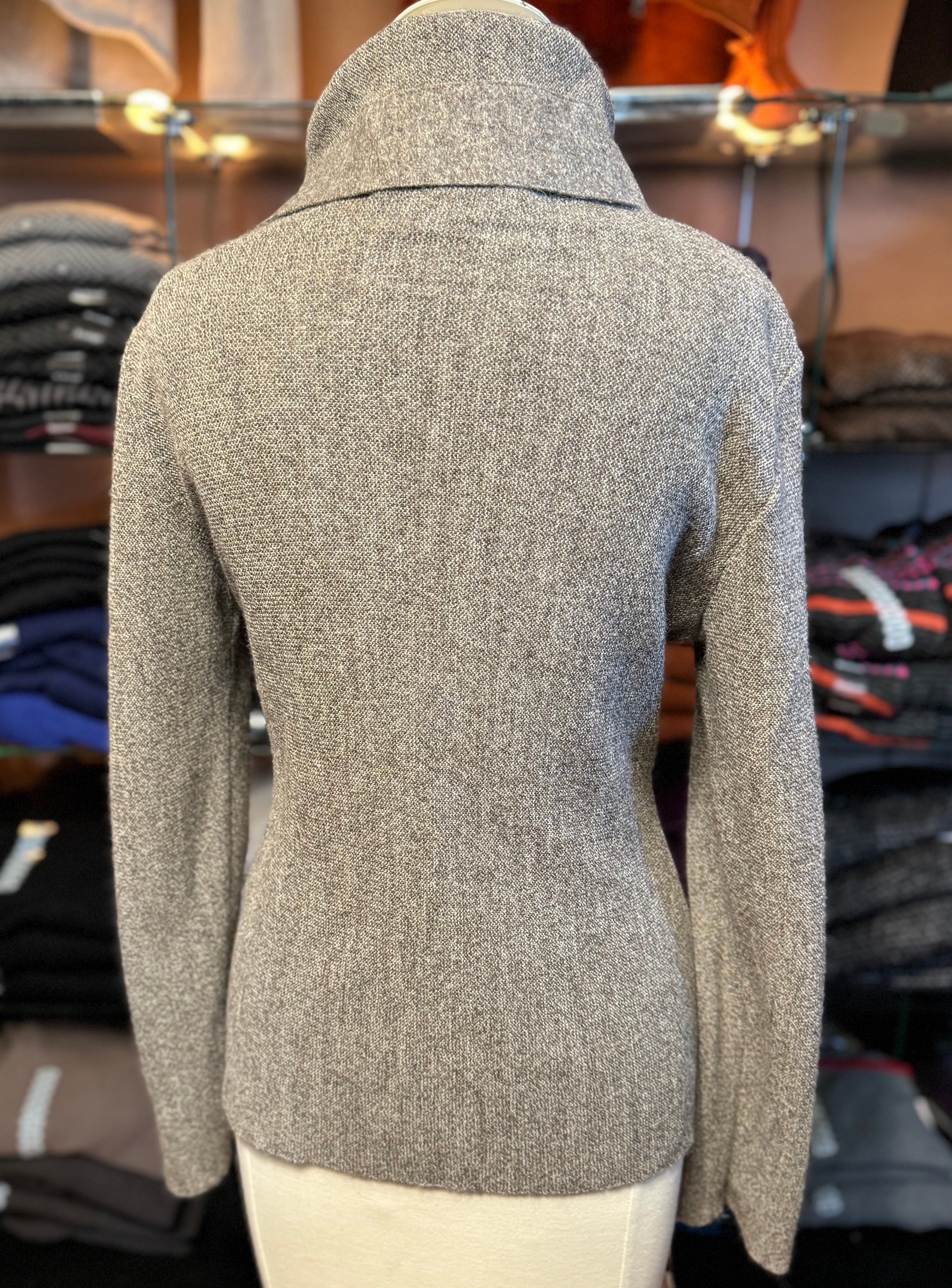 Asymmetric Zip Cardigan