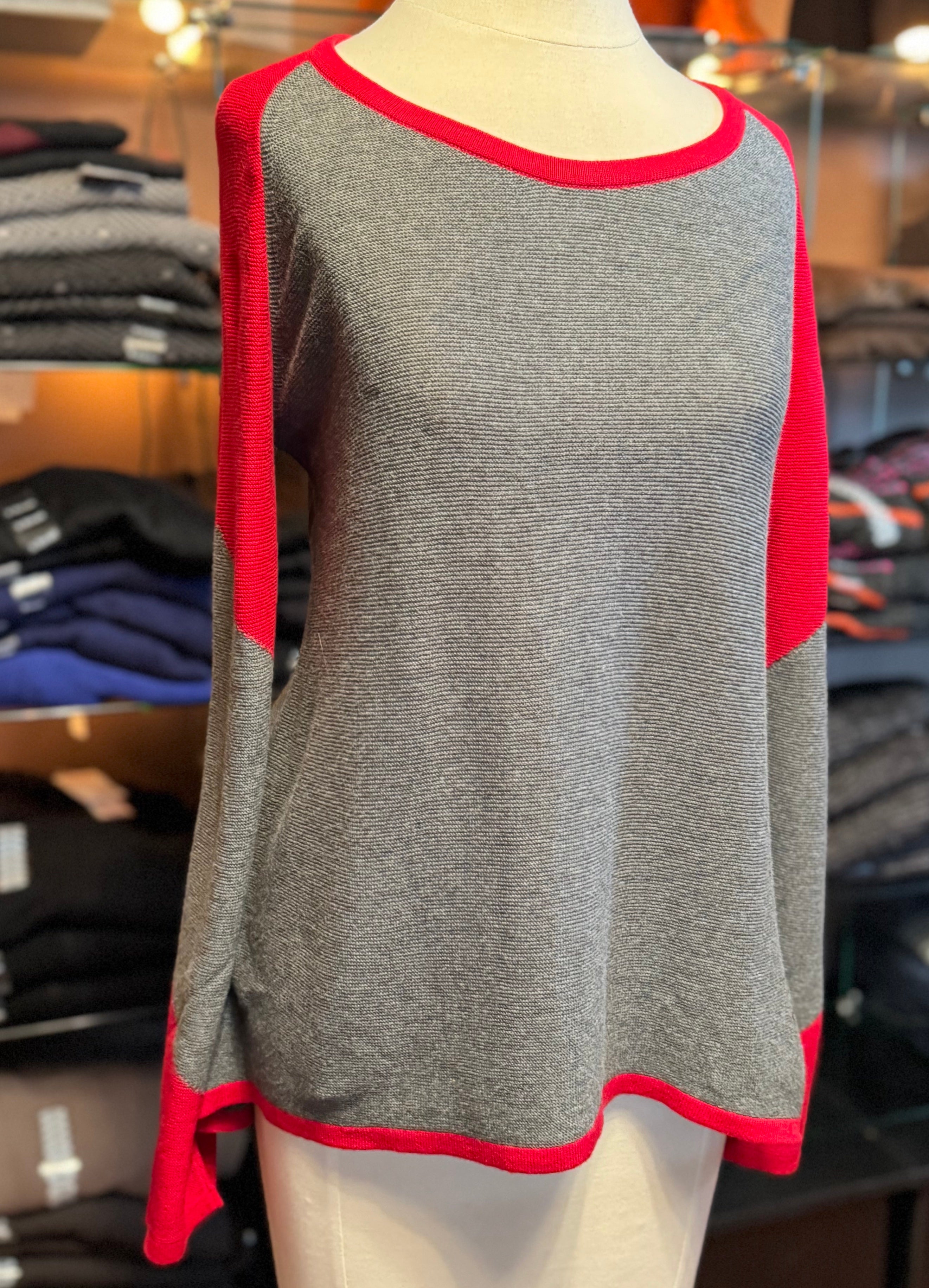 Color Block Pullover