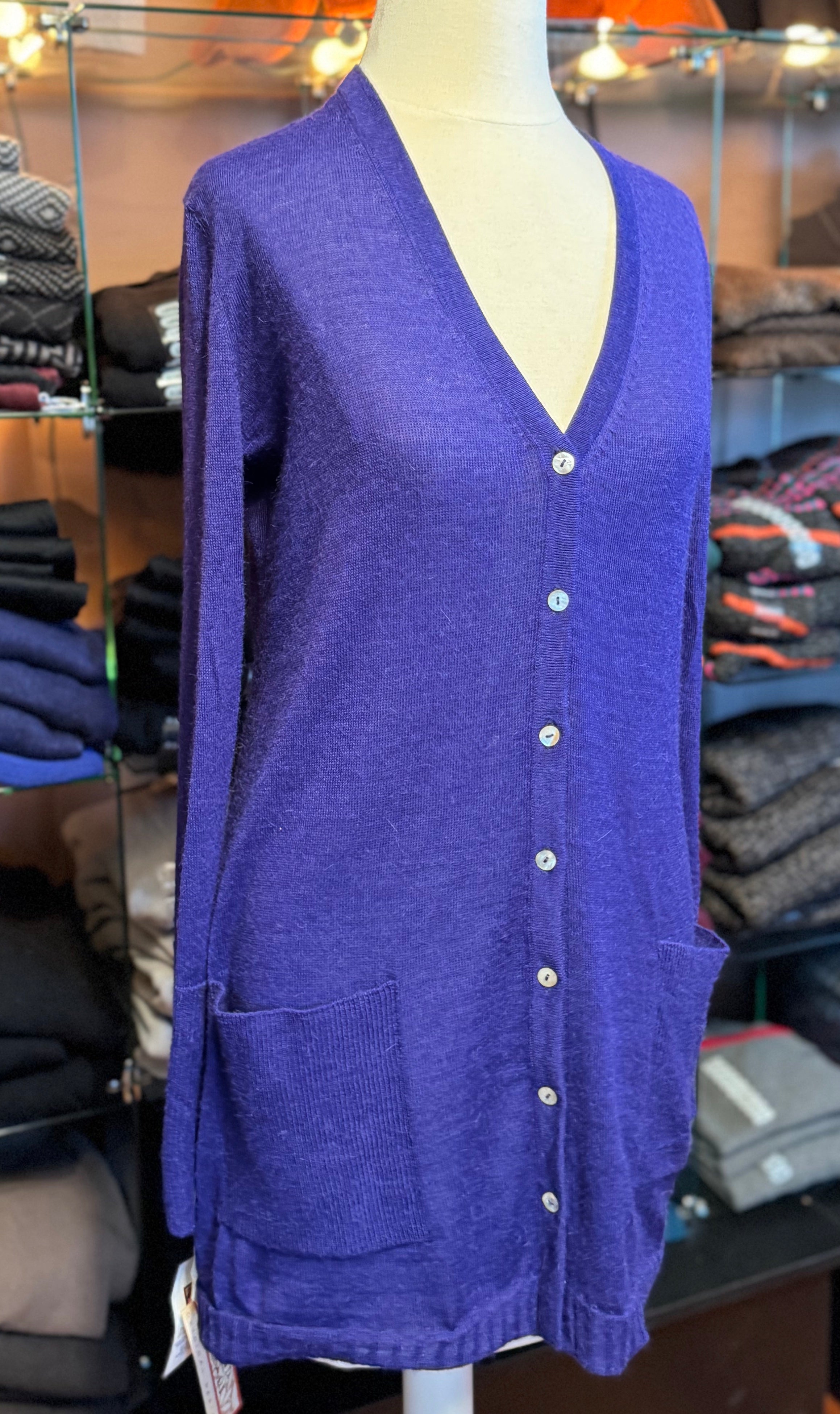 Ribbed Pocket Cardigan