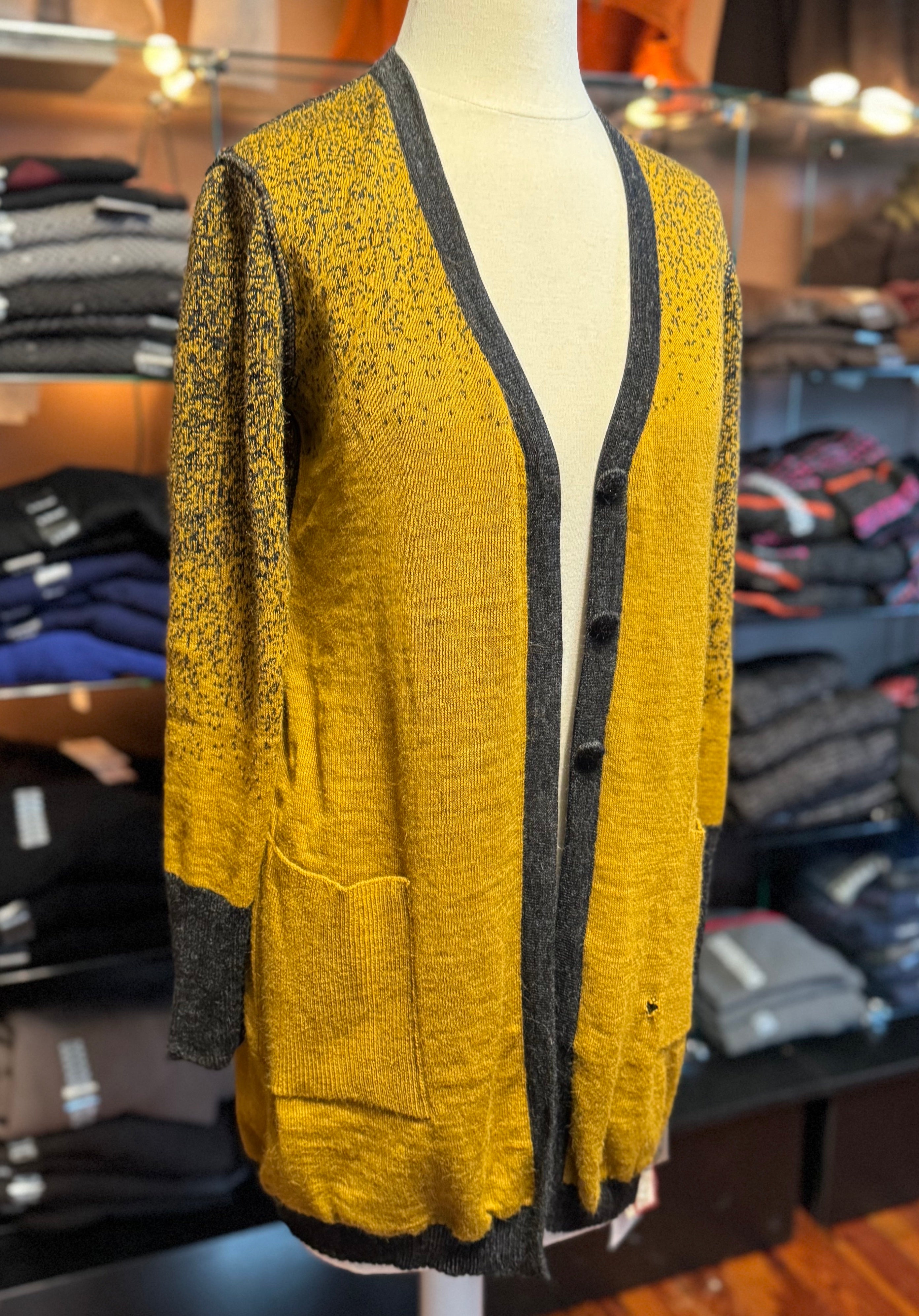 Speckled Long Cardigan
